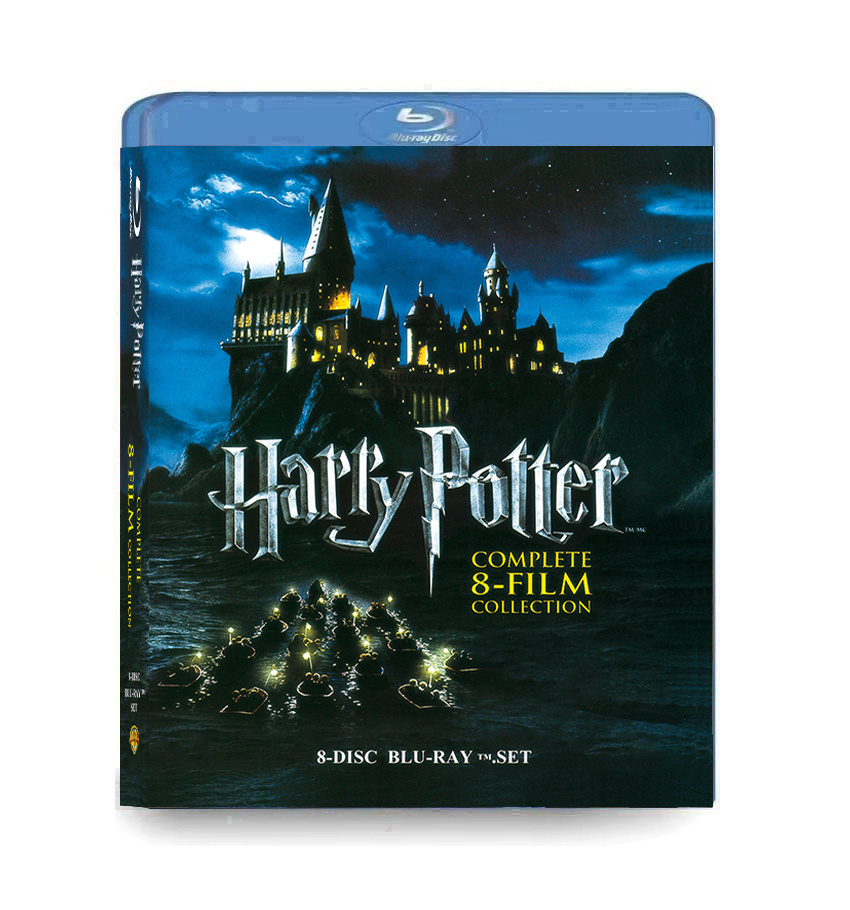 Harry Potter Complete 8-Film Collection (8-Disc Blu-ray Box Set)