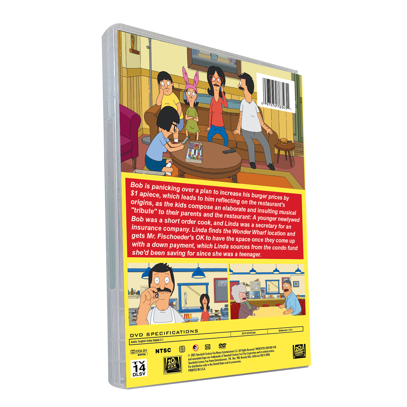 Bob's Burgers Season 16 DVD Box Set 2DVD - Image 2