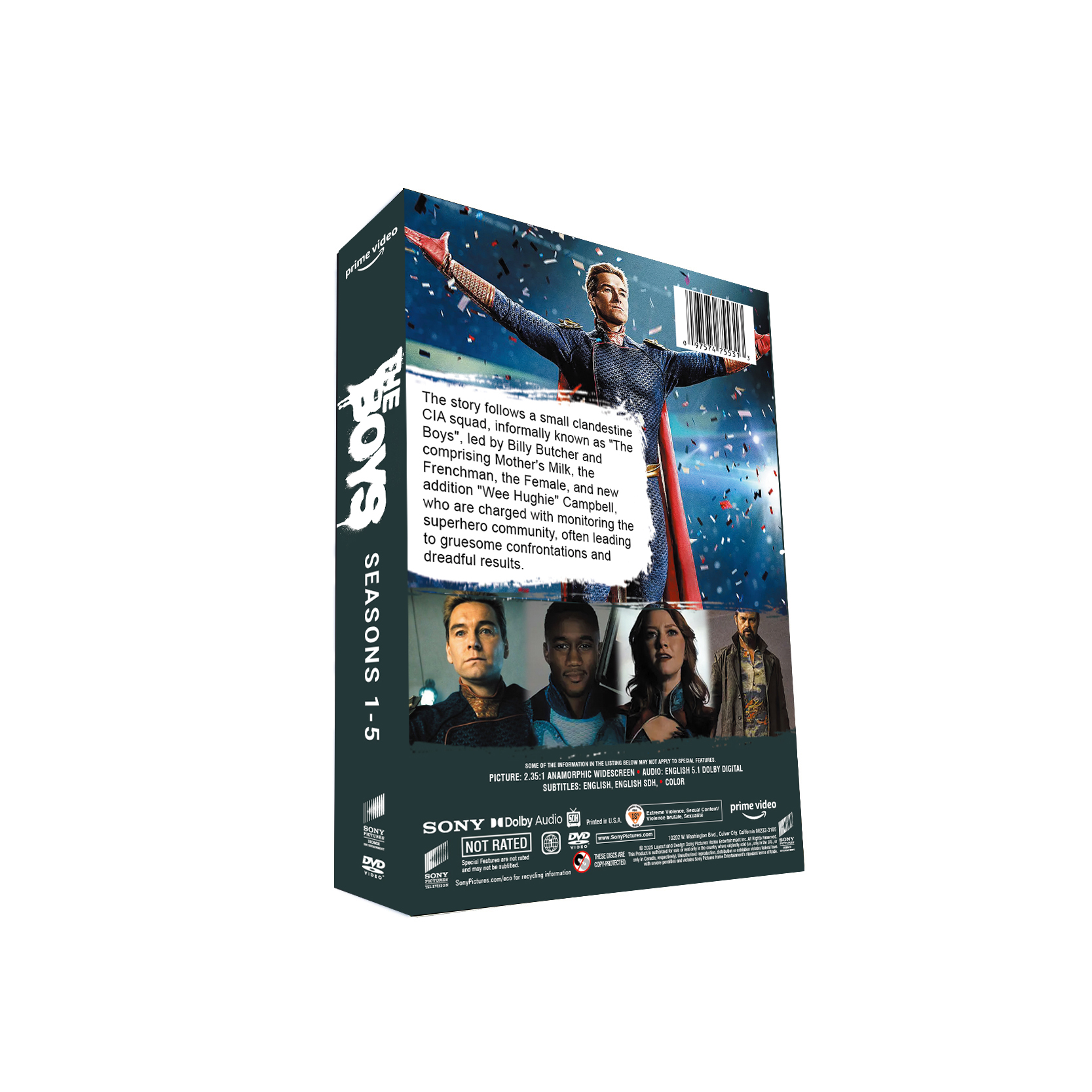 The Boys Seasons 1-5 Complete Series DVD Box Set 15DVD - Image 2