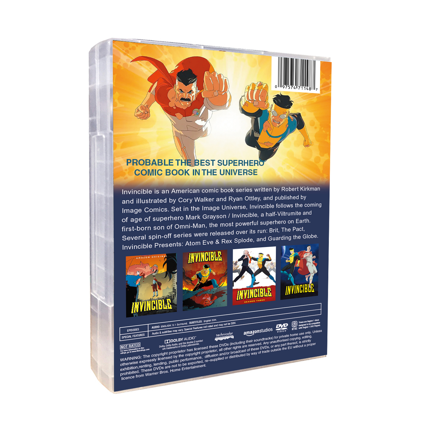 Invincible Seasons 1-4 DVD Box Set 8DVD - Image 2