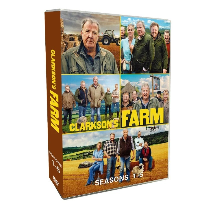 Clarkson's Farm COMPLETE SERIES Seasons 1-5 (DVD, 10-Disc) New Box Set