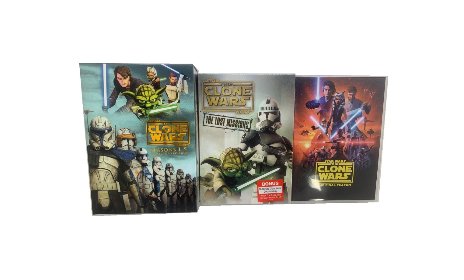 Star Wars: The Clone Wars Season 1-7 Complete Series (25-Disc) DVD Box Set
