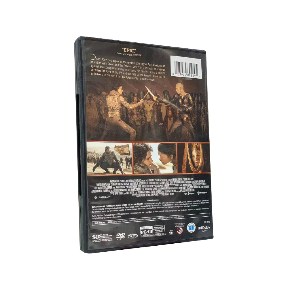Dune: Part Two (2024) DVD (1-Disc) - Image 2