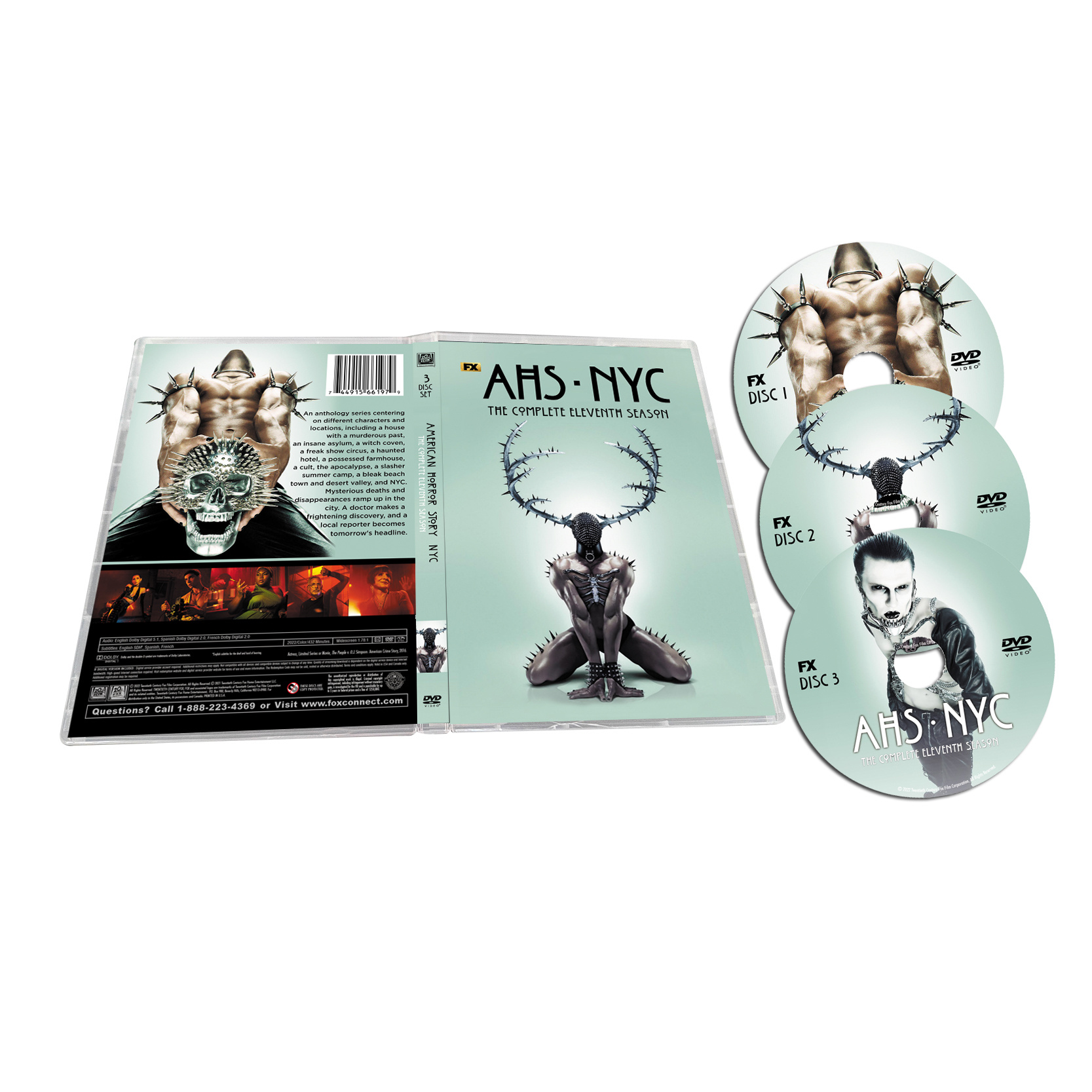 American Horror Story: NYC Season 11 DVD Box Set (3-Disc) - Image 2