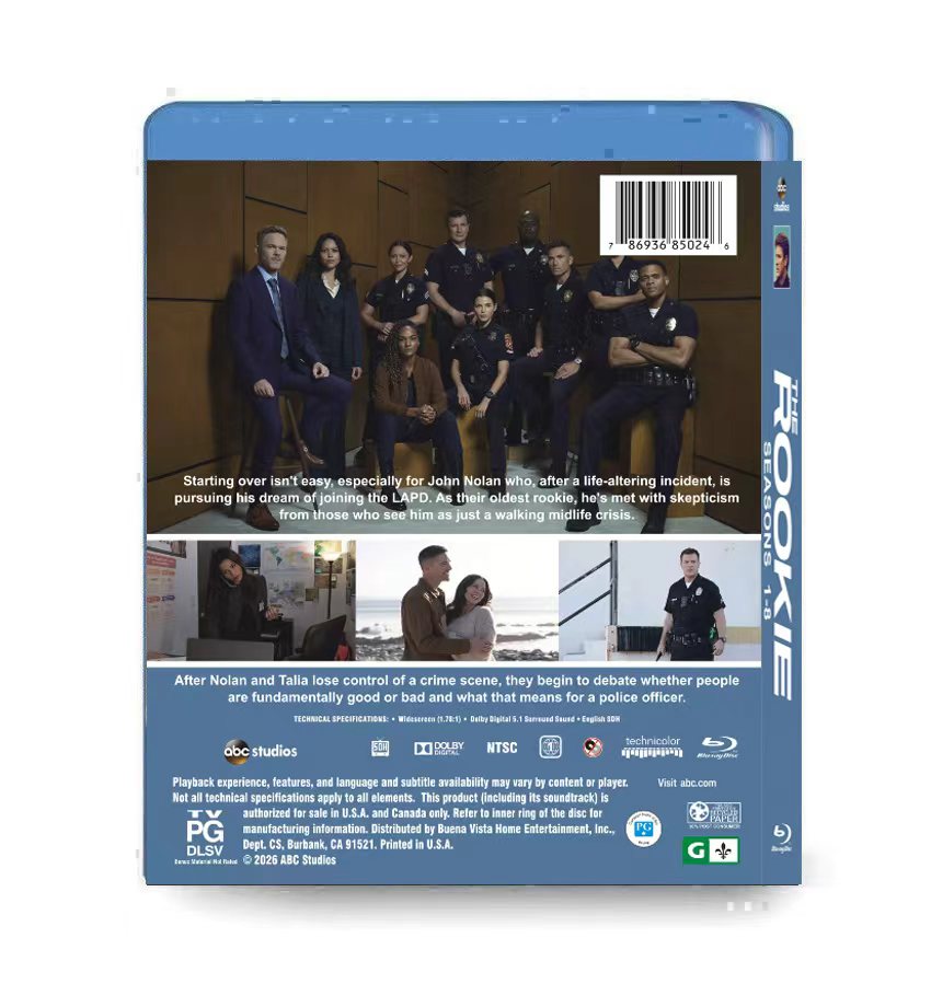 The Rookie Season 1-8 (9BD) Blu-ray - Image 2