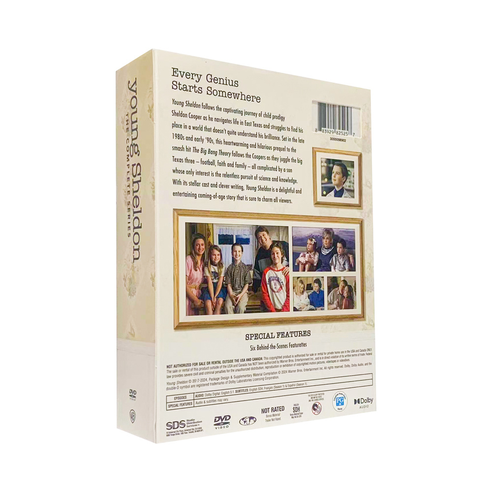 Young Sheldon The Complete Series Seasons 1-7 DVD Box Set (14-Disc) - Image 2
