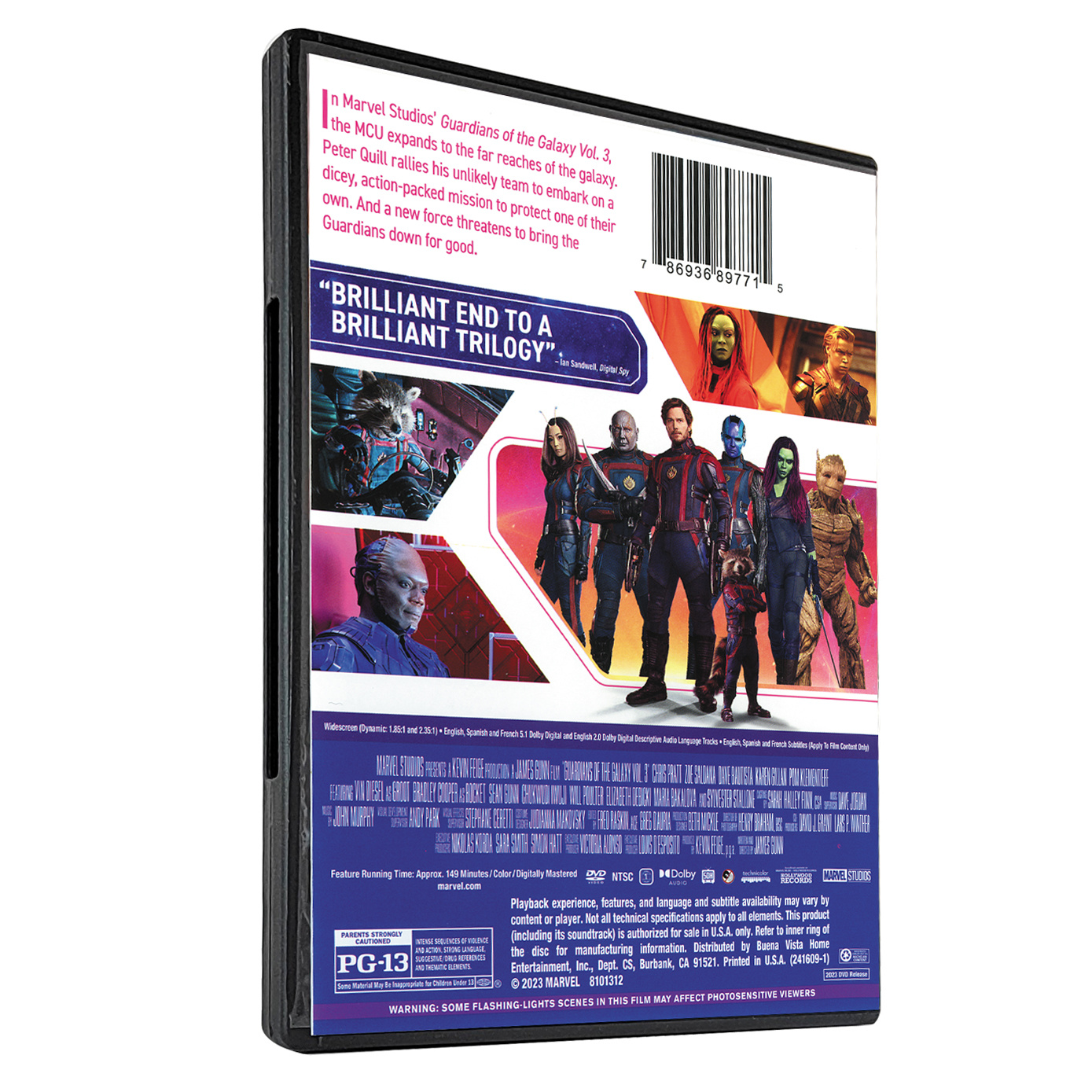 Guardians of the Galaxy Vol. 3 (1-Disc) DVD Box Set - Image 2